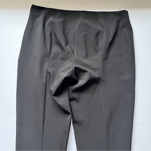 The Row Trousers Black Pants Business Casual Slacks Stretch Crepe Straight Sz 4 - Picture 14 of 15